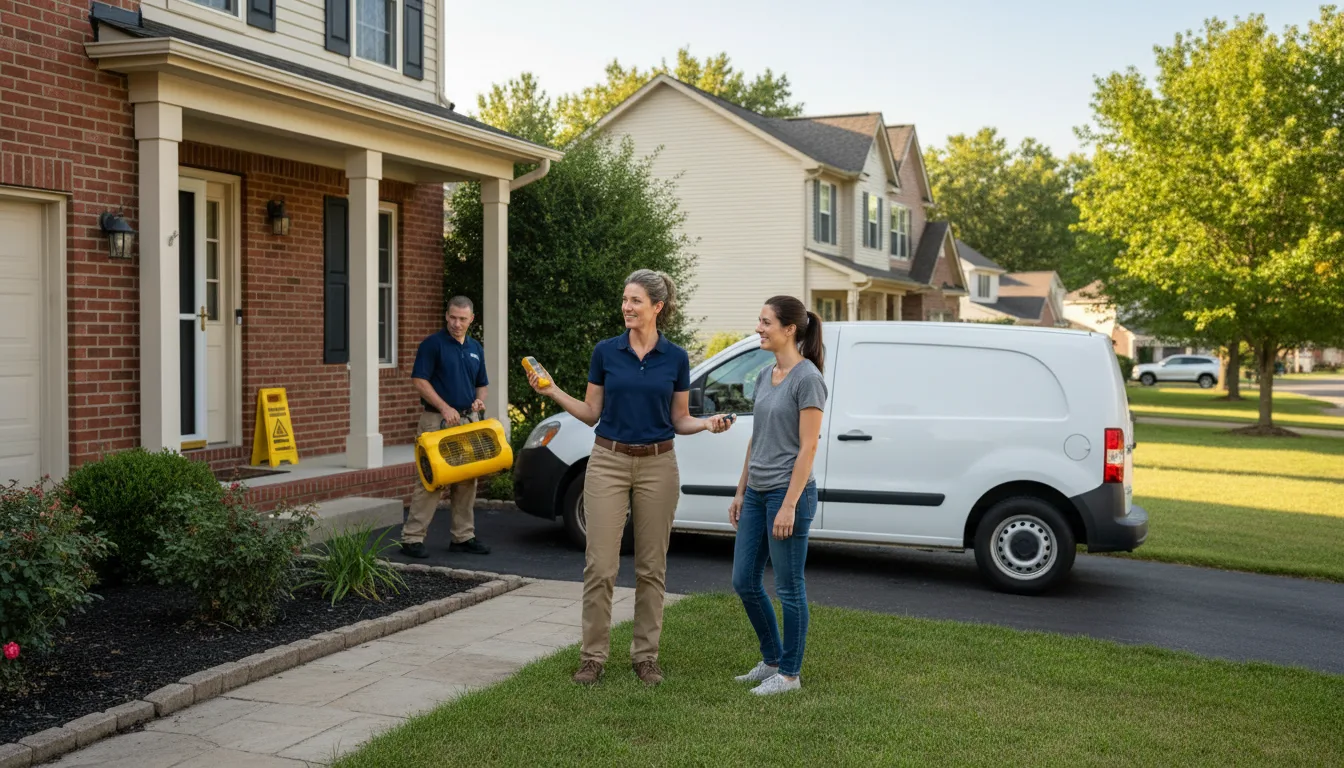 Water restoration image for Emergency Water Damage Restoration in Wells, TX